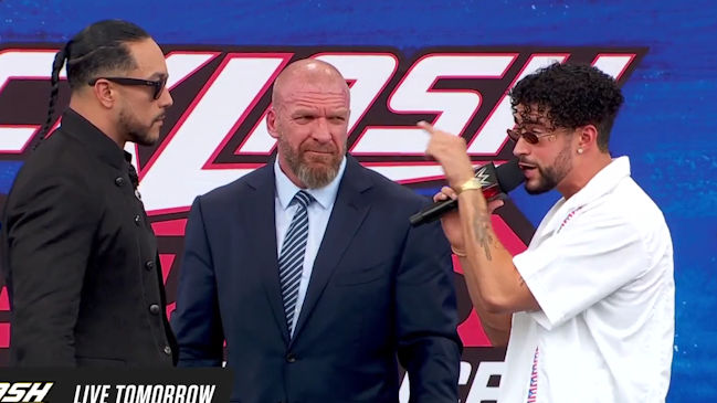 Bad Bunny prometió “romperle la cara” a estrella de WWE antes de su lucha en Backlash