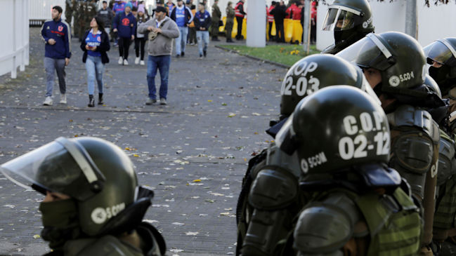 Carabineros cursó más de 100 infracciones a empresas a cargo de la seguridad en los estadios