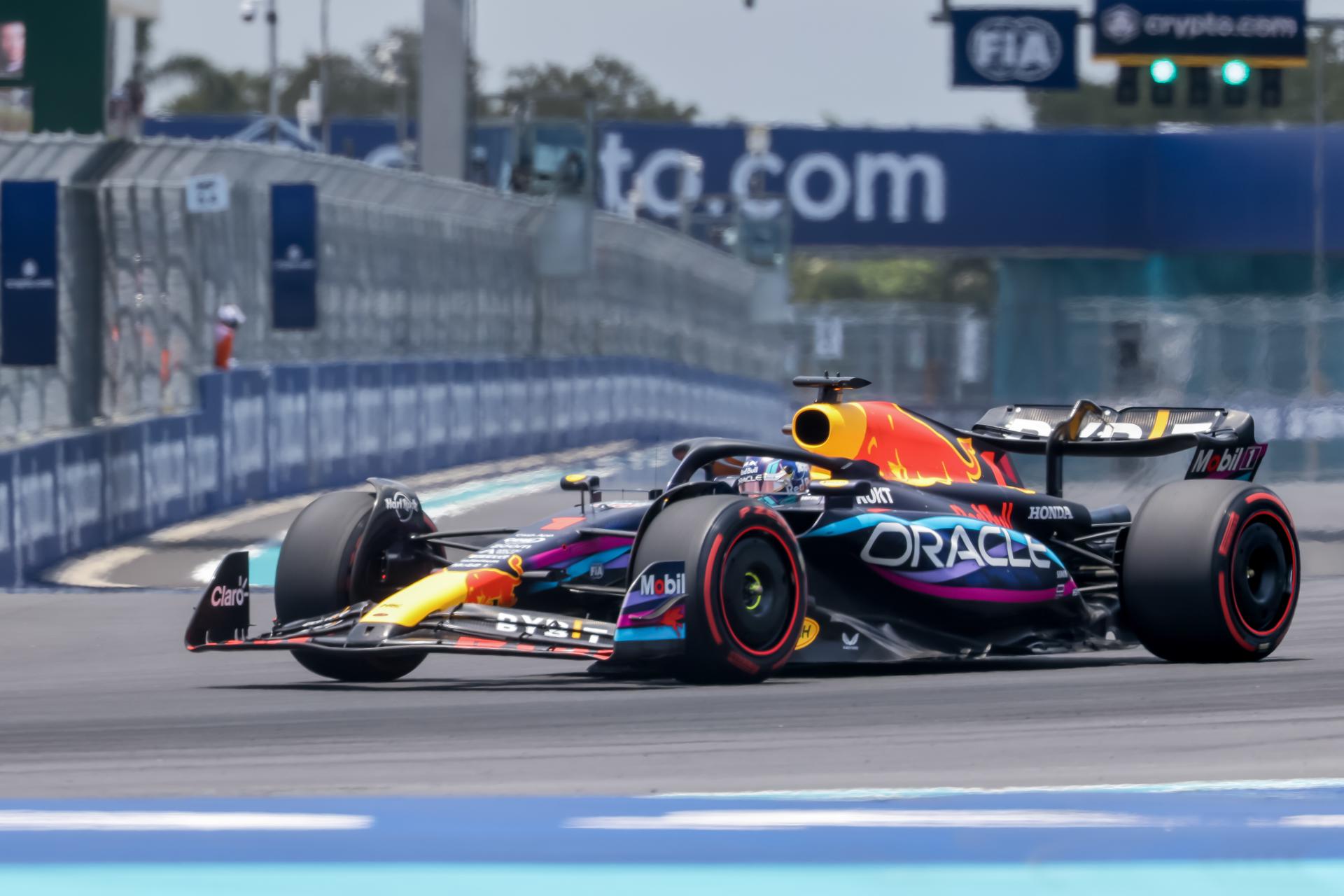 Max Verstappen dominó el último entrenamiento libre en Miami