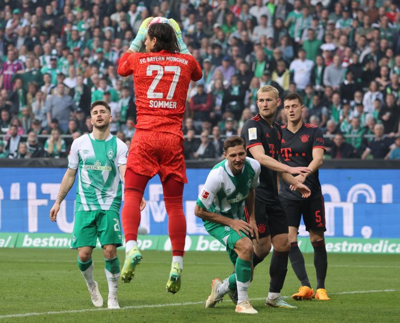 Bayern Munich logró trabajado triunfo sobre Werder Bremen y sigue seguro en el liderato