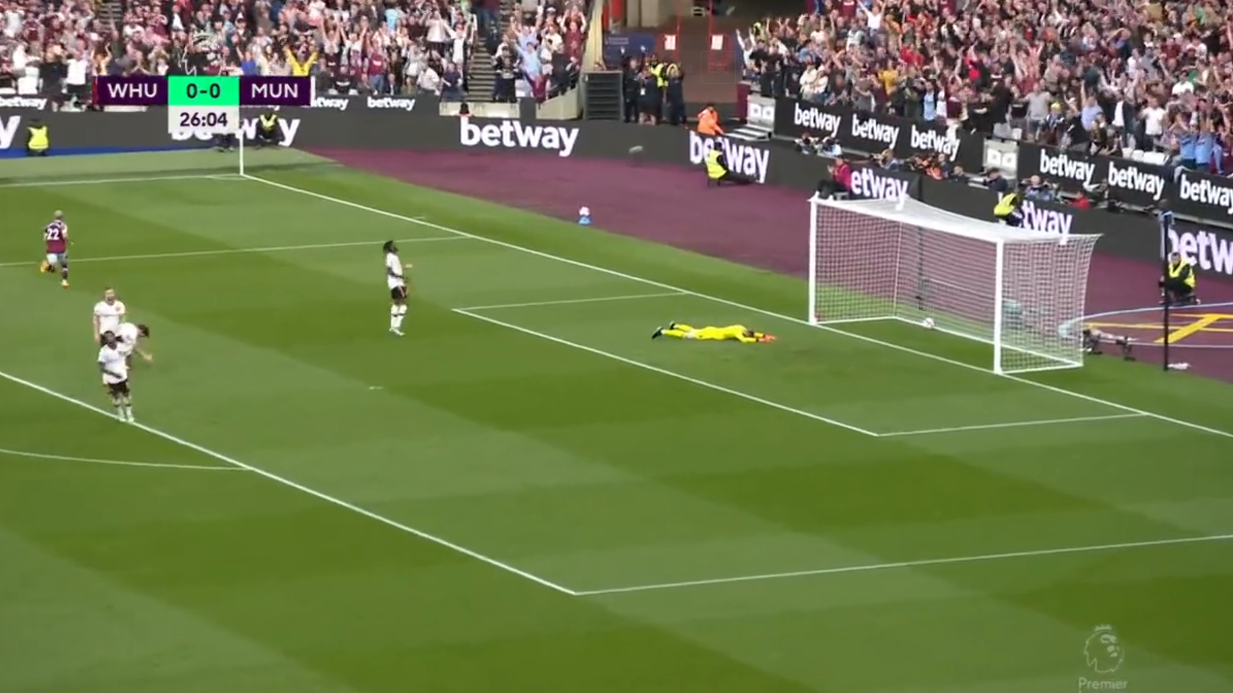 [VIDEO] El “regalo” de David De Gea a West Ham que complicó a Manchester United