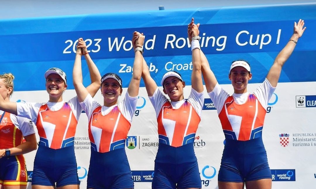 Team Chile ganó medalla de oro en la Copa del Mundo de remo en Zagreb