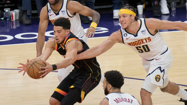 Phoenix Suns igualó la serie semifinal ante Denver Nuggets con ajustado triunfo