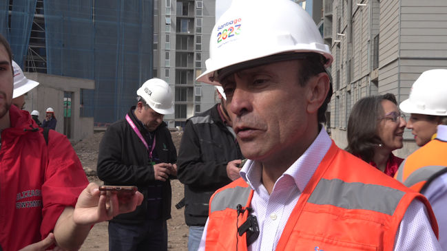 Ministro Pizarro en su visita a la Villa Santiago 2023: Acá se alojarán los sueños de los atletas