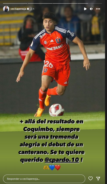 Cecilia Pérez destacó estreno de Cristian Pardo pese a la caída con Coquimbo Unido