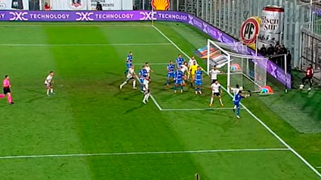 Así operó el VAR en la polémica jugada de Bouzat ante Audax: “No tenemos una imagen aclaratoria”