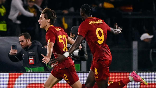 Bove propició el primer golpe de Roma a Leverkusen en semifinales de Europa League