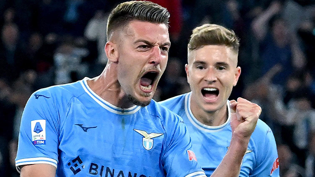 Lazio salvó un empate en los descuentos ante Lecce