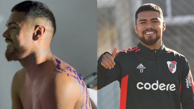 [VIDEO] Tomó 10 horas seguidas: El extenso tatuaje de Paulo Díaz