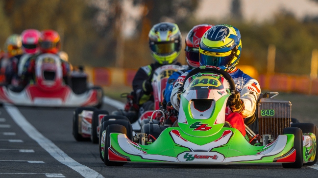 Francisco Pérez y Anaís Orellana figuraron en una nueva fecha del karting chileno