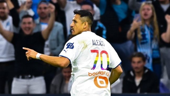 Alexis Sánchez abrió la senda del triunfo de Olympique de Marsella