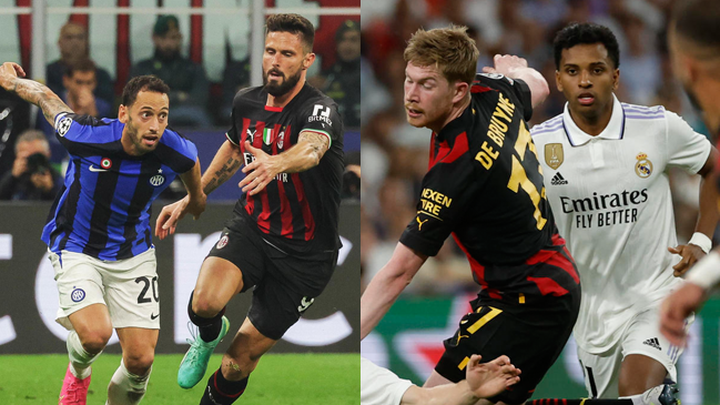 La programación para las revanchas en semifinales de Champions League