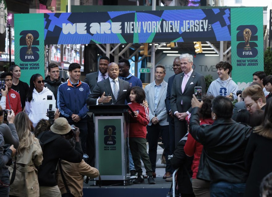 FIFA presentó el logo del Mundial de 2026 en el centro de Nueva York