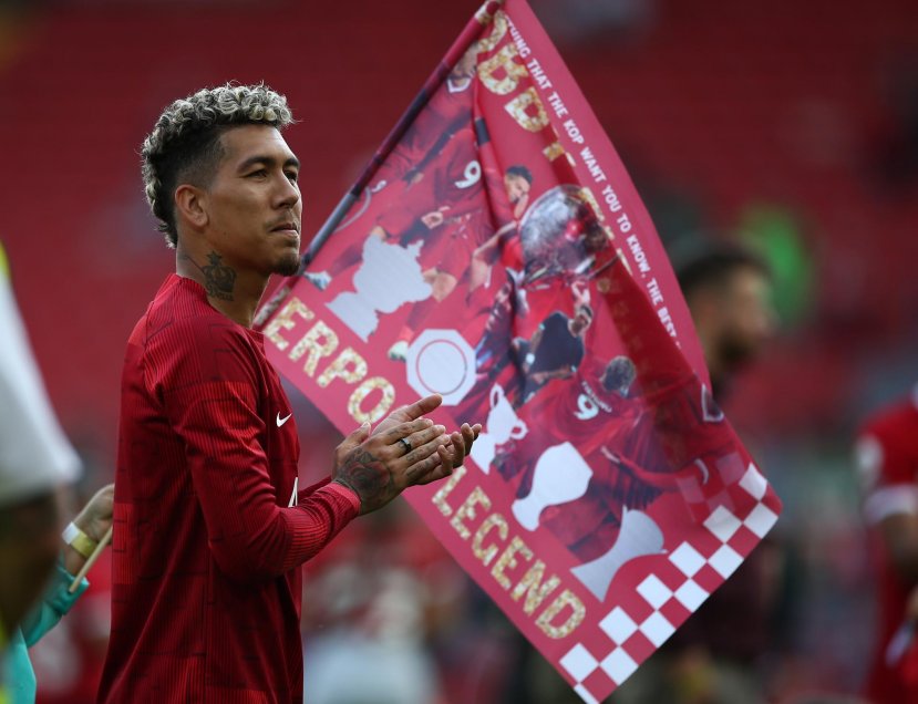 Las lágrimas de Firmino tras su último partido en Anfield Road con la camiseta de Liverpool