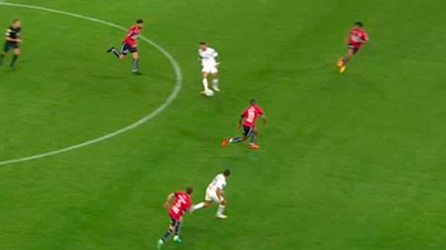 [VIDEO] El gol anulado a Alexis Sánchez en duelo de Marsella con Lille