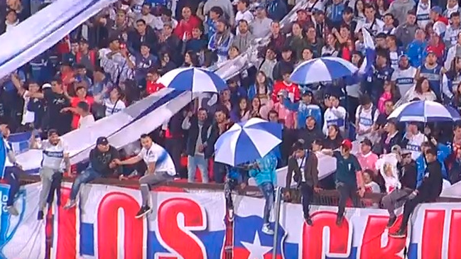 Duelo de la UC y La Calera estuvo interrumpido por presencia de hinchas en las rejas