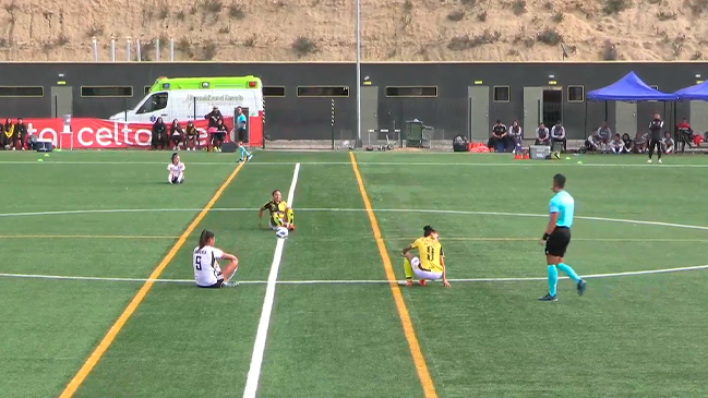 Jugadoras del fútbol femenino se manifestaron con protesta en cancha