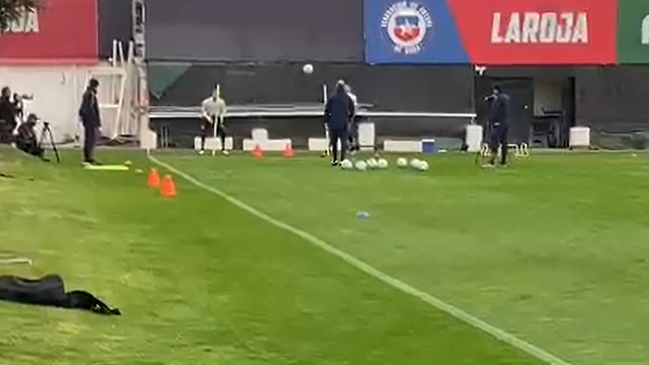 La selección chilena realiza una nueva jornada de prácticas en el microciclo de la sub 23