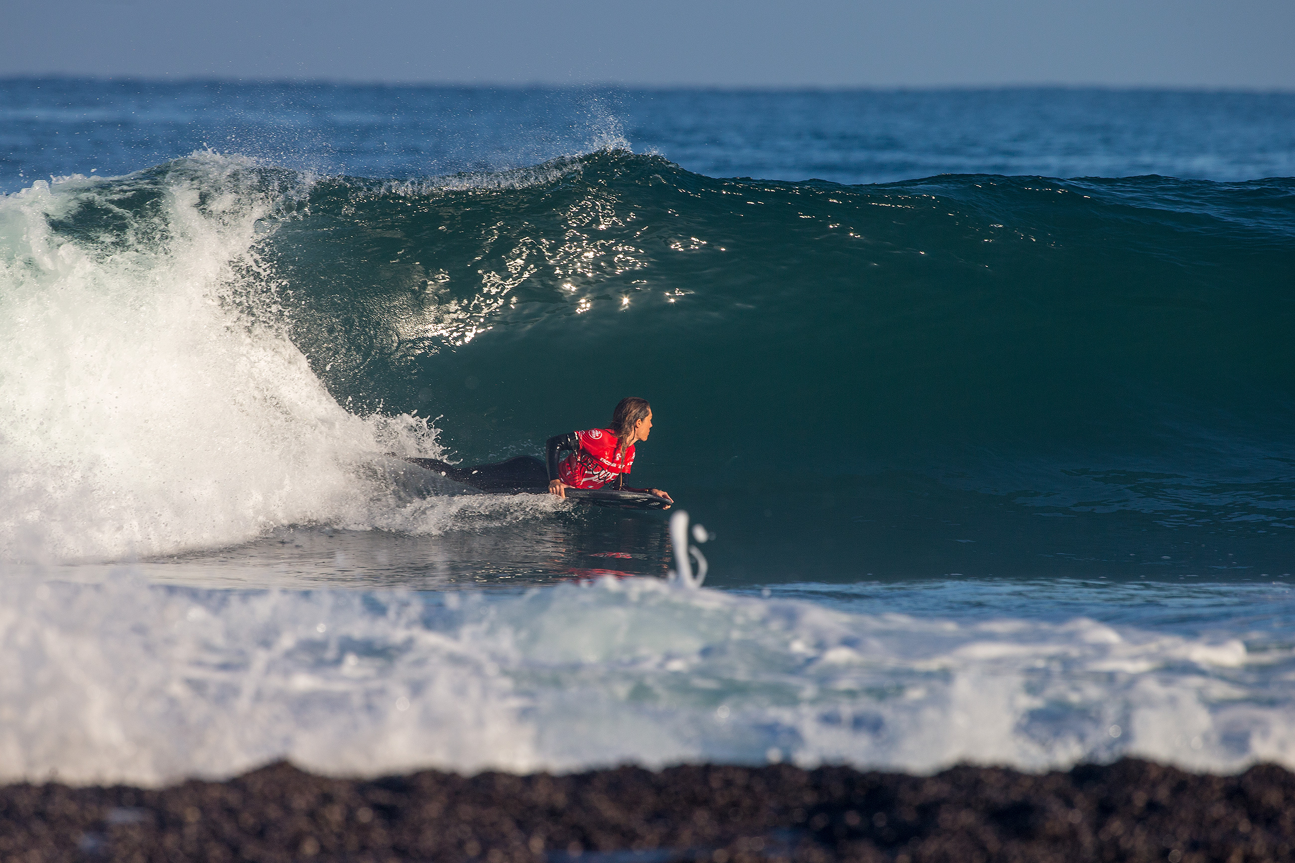 Las mejores riders del mundo demostraron su poderío en el Antofagasta Bodyboard Festival