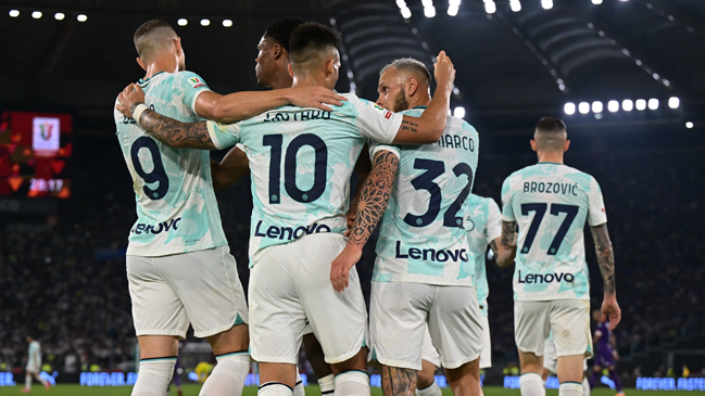 Inter de Milán derrotó a Fiorentina y conquistó su segunda Copa Italia consecutiva