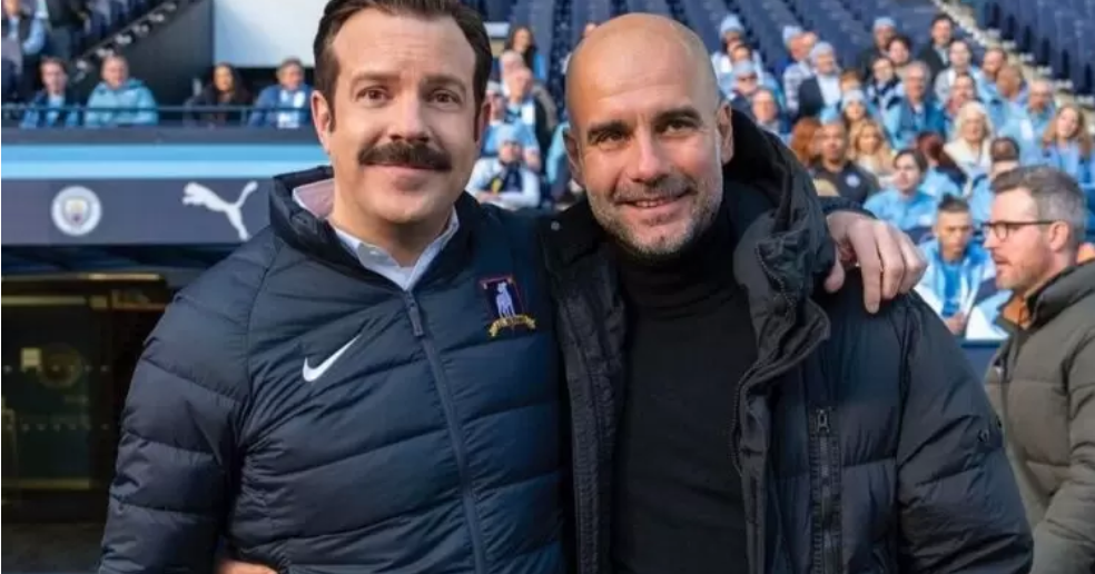 Pep Guardiola protagonizó cameo de lujo en la serie “Ted Lasso”