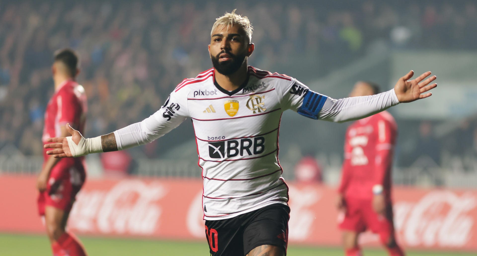 Gabigol golpeó a Ñublense con un zurdazo para la ventaja de Flamengo en la Libertadores