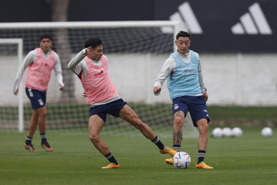 La selección chilena tuvo otra sesión de prácticas en el microciclo