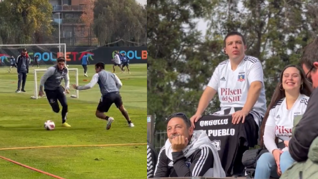 Colo Colo vivió jornada de prácticas con público
