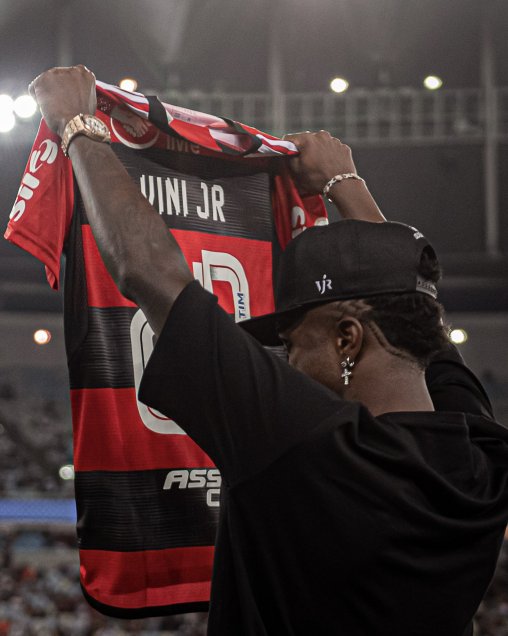 Vinicius Junior fue homenajeado por Flamengo en el Maracaná