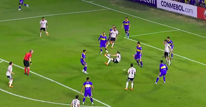 La fallida chilena que intentó Ramiro González ante Boca Juniors en la Libertadores