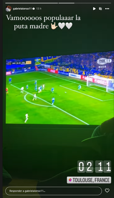 Gabriel Suazo trasnochó para ver la caída de Colo Colo ante Boca Juniors