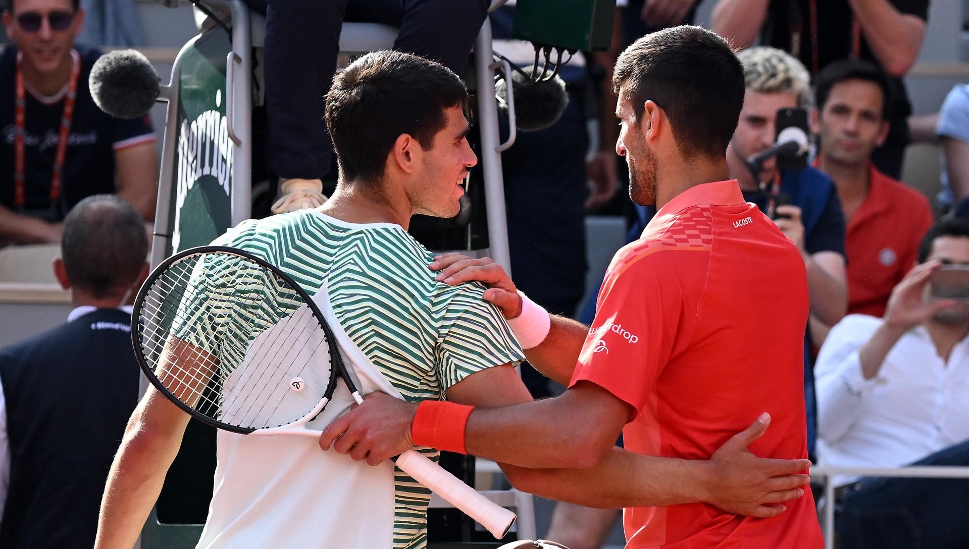 Novak Djokovic: “Lo que le pasó a Alcaraz forma parte del aprendizaje”
