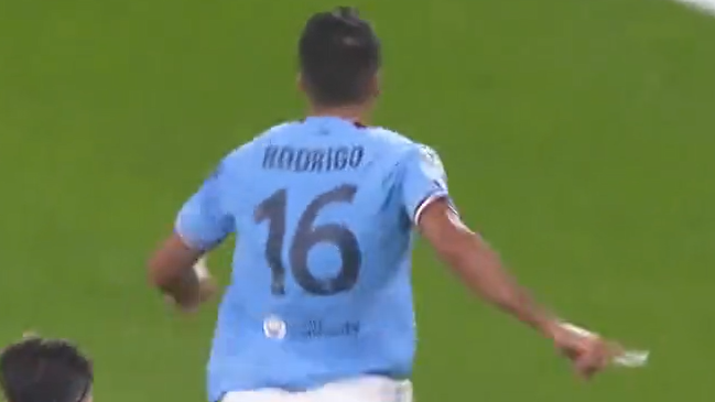 [VIDEO] Rodri anotó el 1-0 para Manchester City ante Inter de Milán
