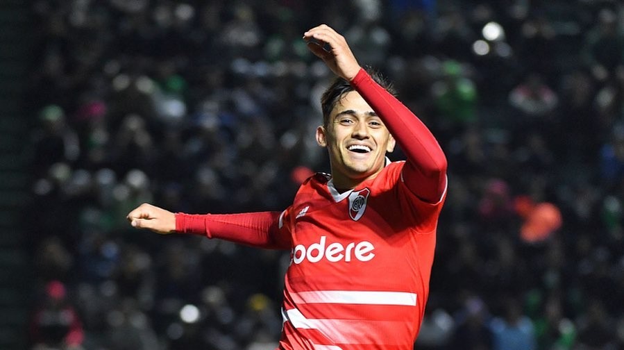 ¡Encendido! Pablo Solari dio asistencia y anotó para River Plate ante Banfield