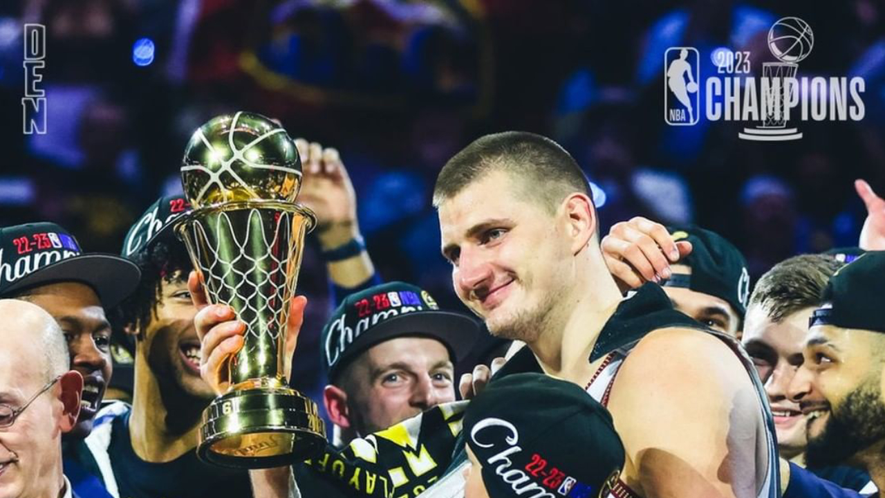 Nikola Jokic fue premiado como el MVP de las Finales de la NBA