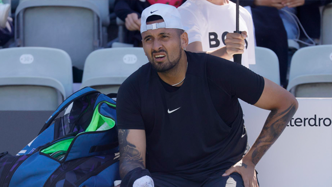Kyrgios regresó a las pistas luego de siete meses con derrota en Stuttgart