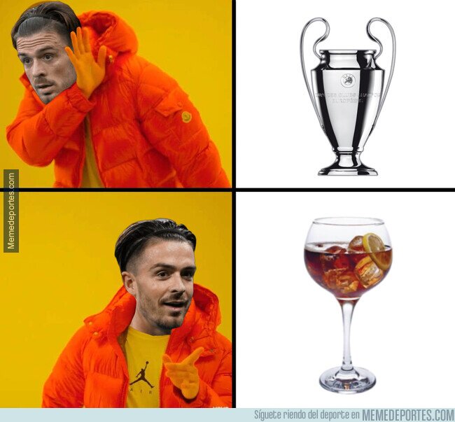 Los memes que dejó la desenfrenada celebración de Jack Grealish por el título de la Champions