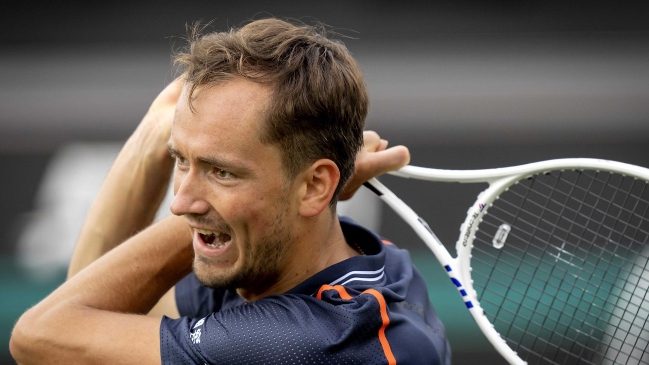 Adrian Mannarino sorprendió y sacó del césped de ‘s-Hertogenbosch a Medvedev