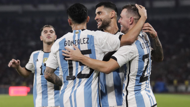 Argentina se impuso sin contratiempos a Indonesia en amistoso internacional