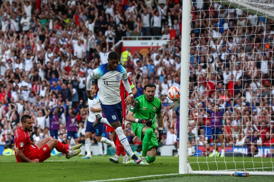Inglaterra tuvo un festival de goles en Old Trafford a costa de Macedonia del Norte