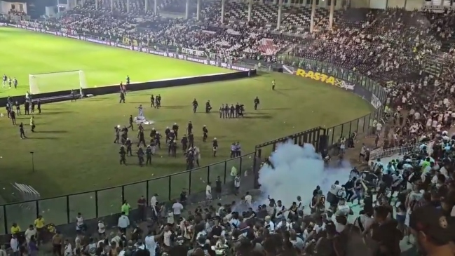 Vasco da Gama jugará un mes sin público como local por actos violentos de sus hinchas