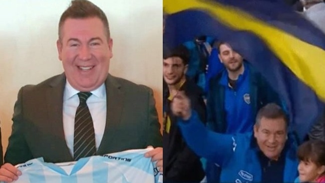 Dirigente de A. Tucumán fue visto en TV flameando una bandera de Boca y debió renunciar