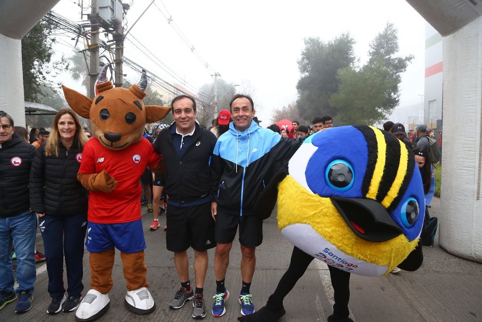 Así fue la corrida por el Día Olímpico en las calles de Ñuñoa