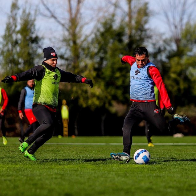 Los trabajos de Ñublense de cara al duelo con Audax Italiano en la Copa Sudamericana