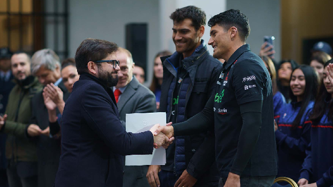 Presidente Boric entregó Premio Nacional del Deporte a los Grimalt