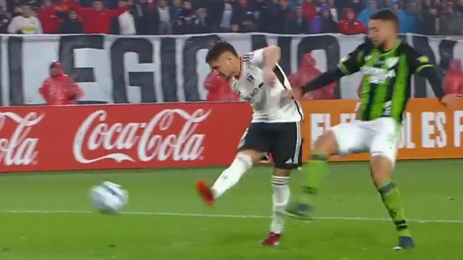 Leonardo Gil envió un cañonazo para adelantar a Colo Colo frente a América-MG