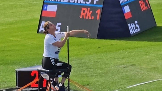 Francisca Mardones logró medalla de plata en el Mundial de Para atletismo en París