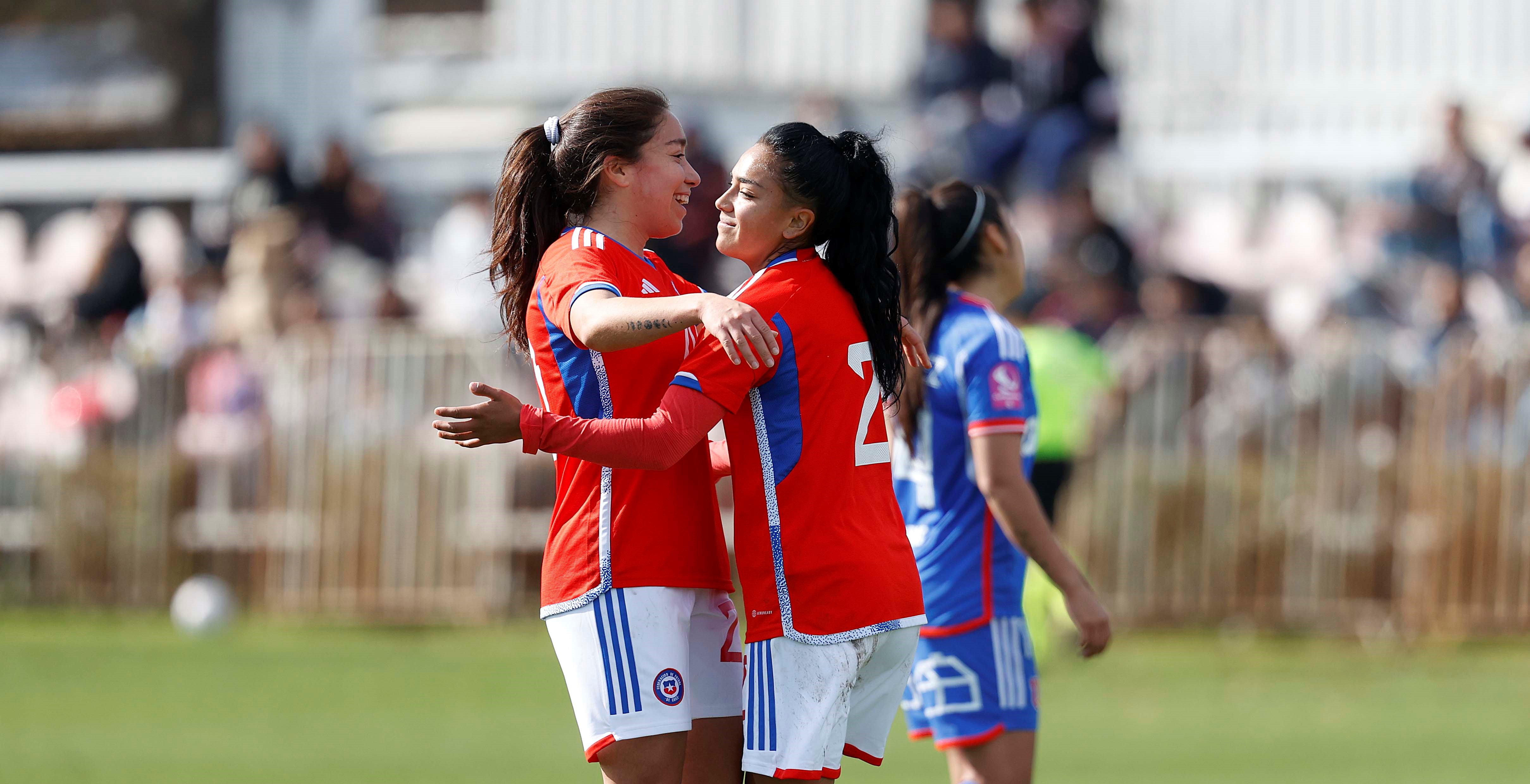 Los goles del triunfo de La Roja Femenina sobre Universidad de Chile