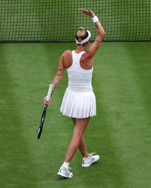 La gran alegría de Marketa Vondrousova tras gritar campeona en Wimbledon