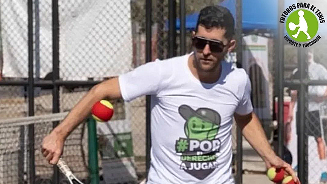 Hans Podlipnik lidera la colecta para apoyar a la Fundación Futuros para el Tenis